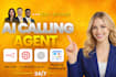 build ai calling agent, ai e commerce, sales agent, ai property management