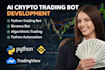 develop ai crypto trading bot python trading bot algorithmic trading binance bot