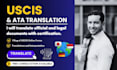 translate official and legal documents with certification