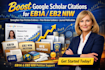 increase google scholar citations for eb1a eb2 niw petition evidence