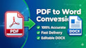 convert PDF to word