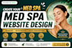 create a beautiful med spa website with SEO