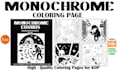 create custom monochrome coloring pages for amazon KDP
