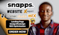 design a professional website using snapps, wix, framer, duda, odoo, or weebly