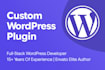 develop a custom wordpress plugin or customize your wordpress plugin