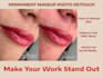 do permanent makeup photo retouch, microblading, pmu retouching