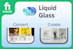 convert or design an application in ios 26 liquid glass theme