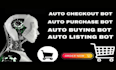 do auto checkout bot, amazon bot, buying bot, ecommerce bot, restock bot, alert