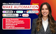 make com automation made com monday com crm zapier integration n8n ai agent