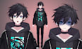 design custom 3d anime vtuber model with rigging for vrchat, vseeface or live2d