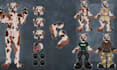 draw furry ref sheet fursona character design and furry reference sheet