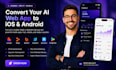 lovable to ios capacitor app base44 replit rork app android app store publish