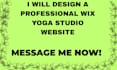 design a professional yoga wix website