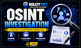 conduct osint investigation and digital footprint analysis