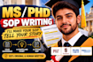 edit or create best statement of purpose, personal statement, motivation letter