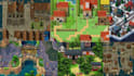 do pixel art tileset, topdown, tilemap, rpg, game map art, animated spritesheet