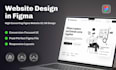 design a high converting figma website UI UX