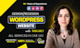wordpress website, wordpress elementor website, wordpress bug fix wordpress