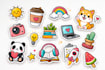 design cute and aesthetic custom stickers