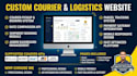 build courier pickup and booking website with courier API