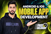 do mobile app development android ios app, building mobile app flutter developer