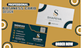 do professional and unique business card design