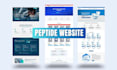 build research use fda compliant peptide website with processing integration
