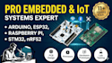 develop embedded systems and iot firmware for arduino esp32