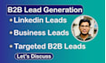 handle expert b2b prospecting and list building