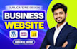 copy, clone, duplicate, or redesign website, rebuild wordpress elementor website