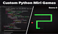 create a custom 2d python mini game using pygame