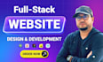 do website development, build website with react js as full stack web developer