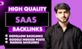 do saas guest post via saas backlinks, high dr saas websites