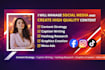 manage social media and create high quality content