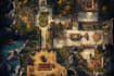 design a professional fantasy map with detailed elements