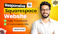 build squarespace website design, website development as a squarespace expert