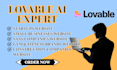 build a lovable website, saas, gym website, construction website and fix bugs