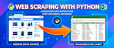build a python web scripting bot to extract data from any website