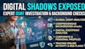 do osint investigation, background check and digital footprint analysis