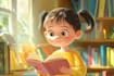 illustrate a childrens book with magical art