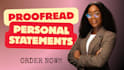 proofread your personal statements