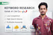 do SEO keyword research for low competition and high ranking