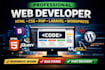 update and fix PHP website scripts and backend development