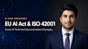 write your eu ai act annex iv technical documentation package as per iso 42001