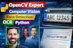 develop computer vision projects using python and opencv