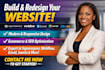 build squarespace redesign webflow ecwid joomla weebly jimdo website development