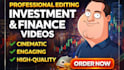 create high retention finance animation videos for youtube