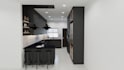 create modern 3d kitchen and bathroom design