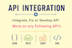 build rest, json and xml API and webhook system