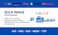 bulk resize, crop, compress and optimize images for ecommerce and websites